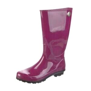 Ugg Shaye tall rain boots,sheepskin wool  insole waterproof,8